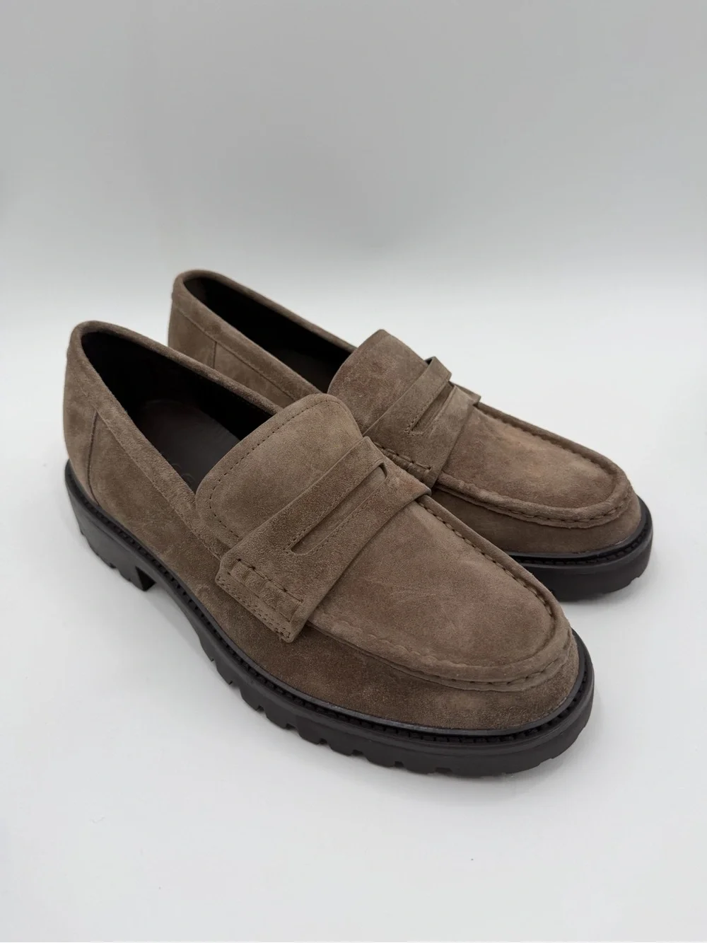 Vince Delmore Suede Lug Sole Loafer
